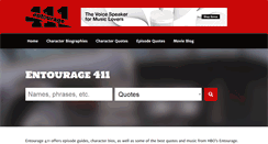 Desktop Screenshot of ent411.com